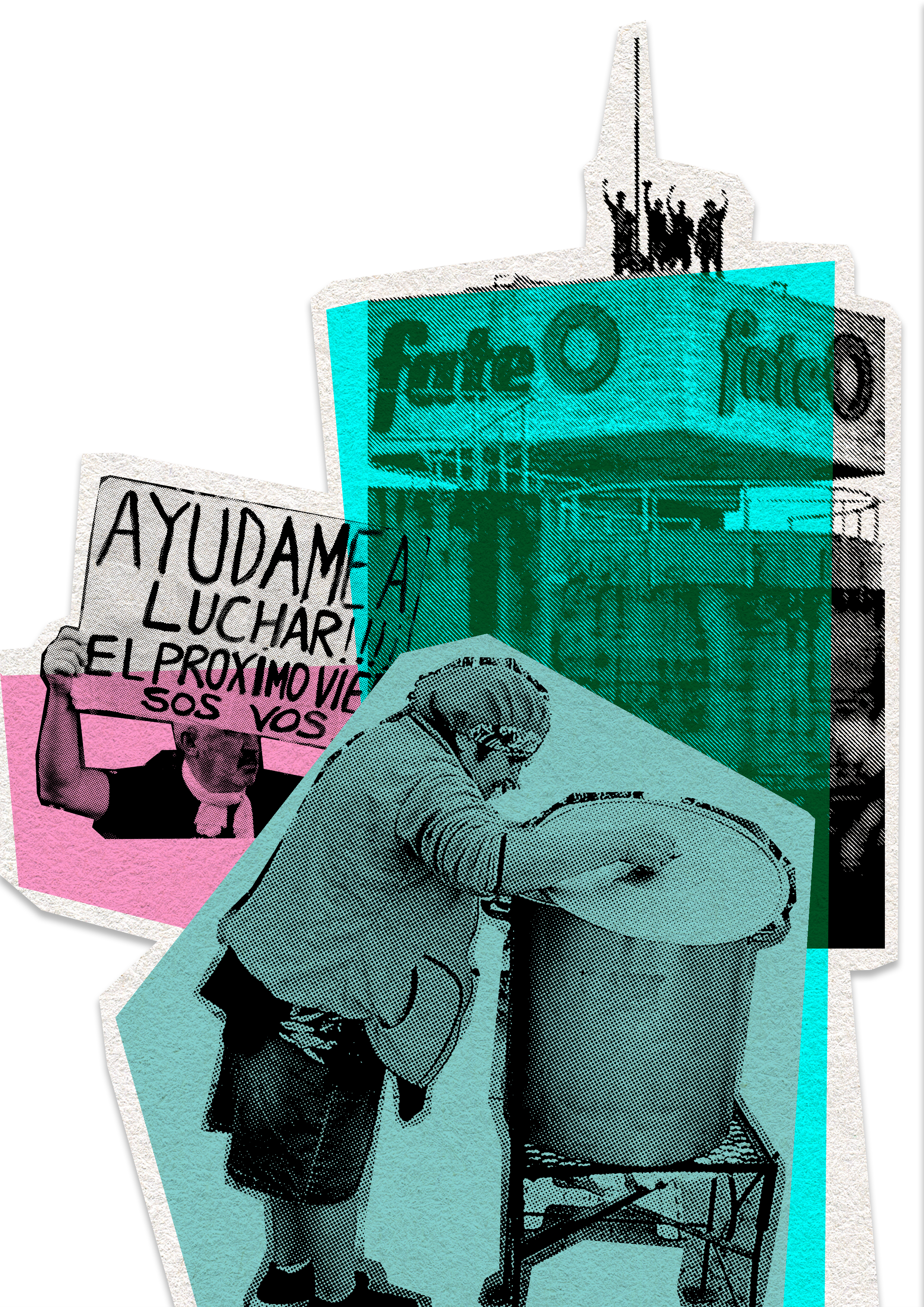 Imagen con FATE, olla popular, jubilad